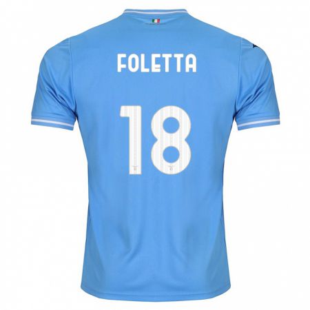 Kandiny Deti Isabella Foletta #18 Modrá Dresy Hazai Csapatmez 2023/24 Triĭká