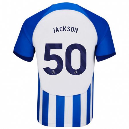 Kandiny Deti Ben Jackson #50 Modrá Dresy Hazai Csapatmez 2023/24 Triĭká