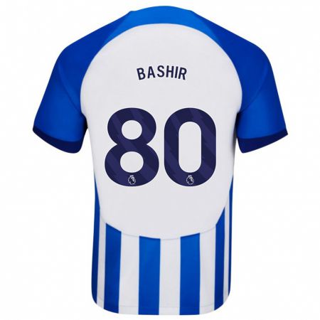 Kandiny Deti Sahil Bashir #80 Modrá Dresy Hazai Csapatmez 2023/24 Triĭká