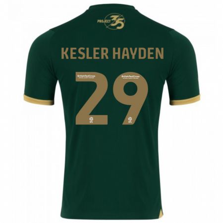 Kandiny Deti Kaine Kesler-Hayden #29 Zelená Dresy Hazai Csapatmez 2023/24 Triĭká