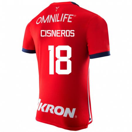 Kandiny Deti Ronaldo Cisneros #18 Červená Dresy Hazai Csapatmez 2023/24 Triĭká