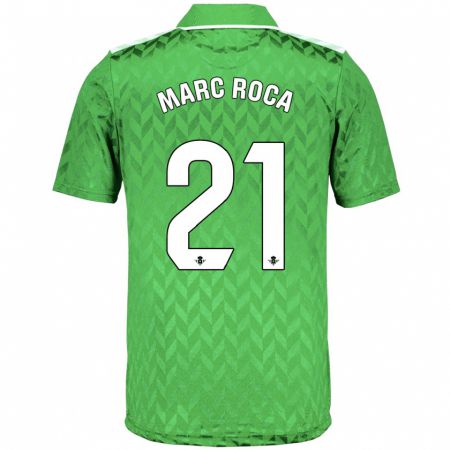 Kandiny Deti Marc Roca #21 Zelená Dresy Idegenbeli Csapatmez 2023/24 Triĭká