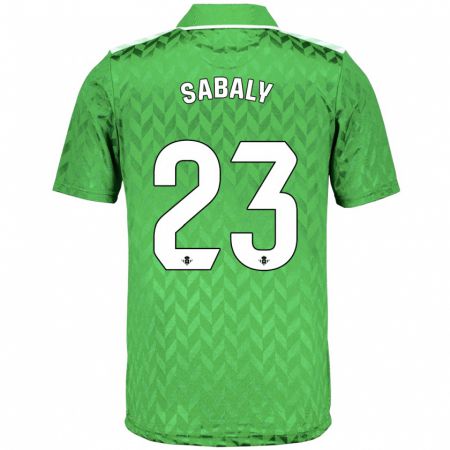 Kandiny Deti Youssouf Sabaly #23 Zelená Dresy Idegenbeli Csapatmez 2023/24 Triĭká