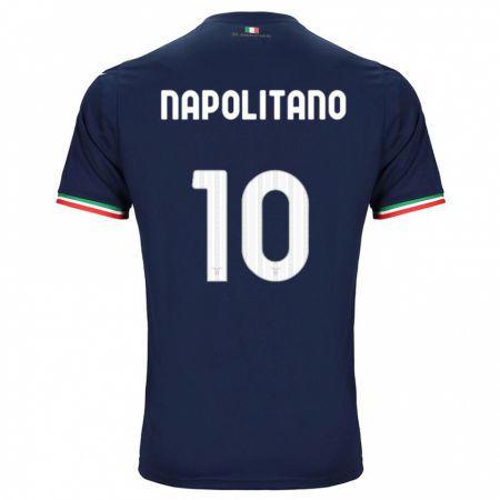 Kandiny Deti Luca Napolitano #10 Námorníctvo Dresy Idegenbeli Csapatmez 2023/24 Triĭká