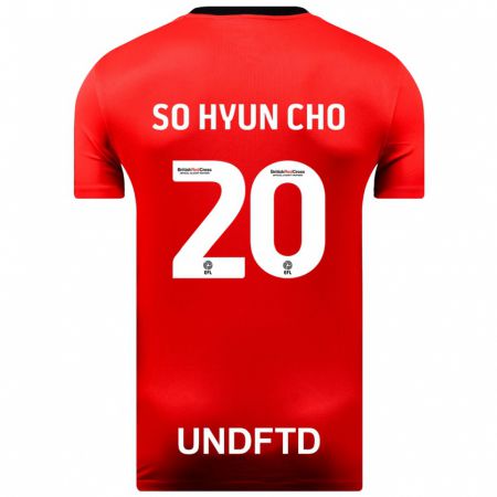 Kandiny Deti Cho So-Hyun #20 Červená Dresy Idegenbeli Csapatmez 2023/24 Triĭká