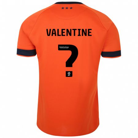Kandiny Deti Nico Valentine #0 Oranžová Dresy Idegenbeli Csapatmez 2023/24 Triĭká