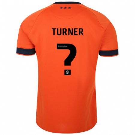 Kandiny Deti Steven Turner #0 Oranžová Dresy Idegenbeli Csapatmez 2023/24 Triĭká