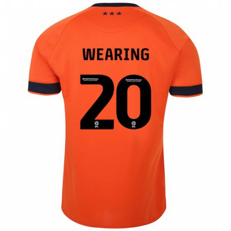 Kandiny Deti Megan Wearing #20 Oranžová Dresy Idegenbeli Csapatmez 2023/24 Triĭká