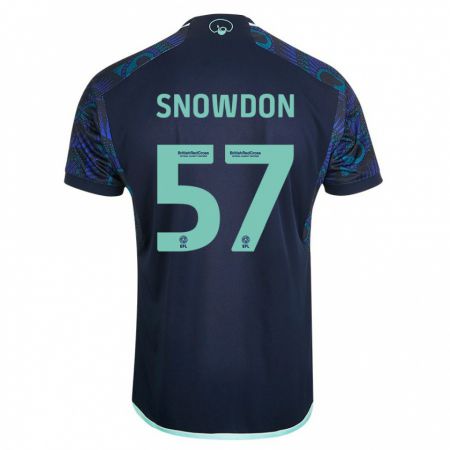 Kandiny Deti Joe Snowdon #57 Modrá Dresy Idegenbeli Csapatmez 2023/24 Triĭká