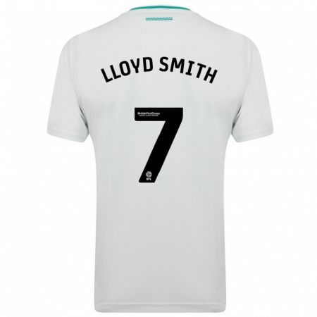 Kandiny Deti Lexi Lloyd-Smith #7 Biely Dresy Idegenbeli Csapatmez 2023/24 Triĭká