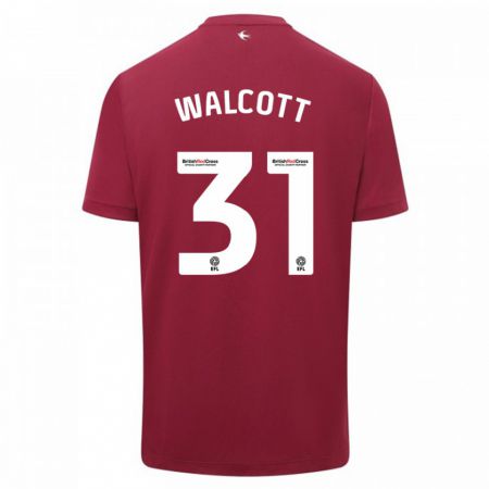 Kandiny Deti Malachi Fagan-Walcott #31 Červená Dresy Idegenbeli Csapatmez 2023/24 Triĭká