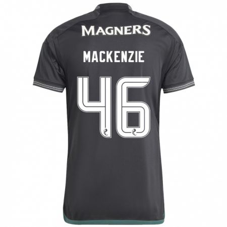 Kandiny Deti Magnus Mackenzie #46 Čierna Dresy Idegenbeli Csapatmez 2023/24 Triĭká