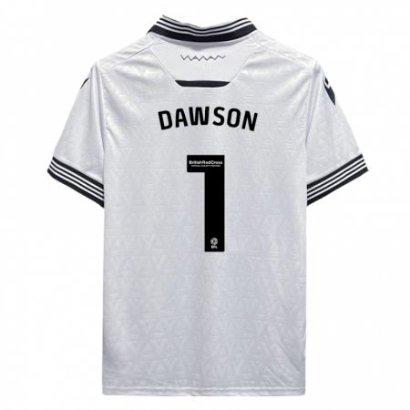 Kandiny Deti Cameron Dawson #1 Biely Dresy Idegenbeli Csapatmez 2023/24 Triĭká
