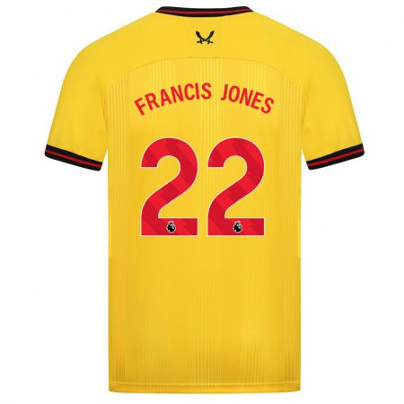 Kandiny Deti Maria Francis-Jones #22 Žltá Dresy Idegenbeli Csapatmez 2023/24 Triĭká