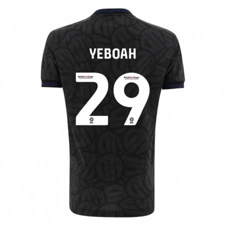 Kandiny Deti Ephraim Yeboah #29 Čierna Dresy Idegenbeli Csapatmez 2023/24 Triĭká