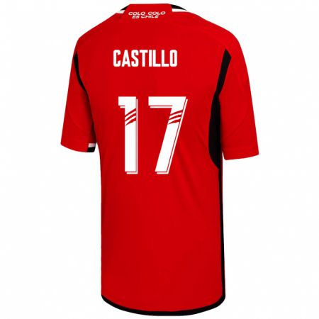 Kandiny Deti Fabián Castillo #17 Červená Dresy Idegenbeli Csapatmez 2023/24 Triĭká