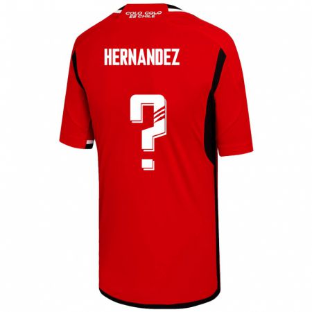 Kandiny Deti Leandro Hernández #0 Červená Dresy Idegenbeli Csapatmez 2023/24 Triĭká