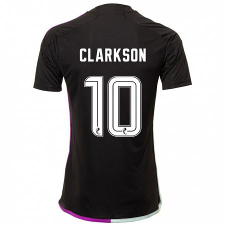 Kandiny Deti Leighton Clarkson #10 Čierna Dresy Idegenbeli Csapatmez 2023/24 Triĭká