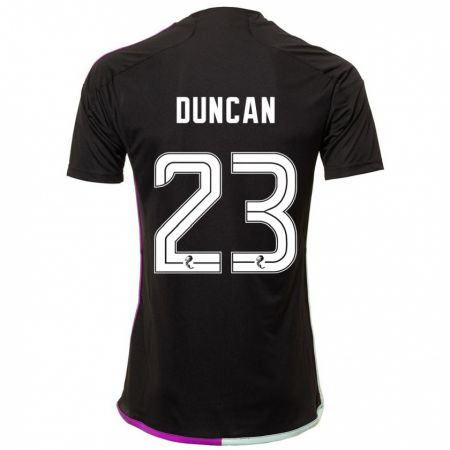 Kandiny Deti Ryan Duncan #23 Čierna Dresy Idegenbeli Csapatmez 2023/24 Triĭká