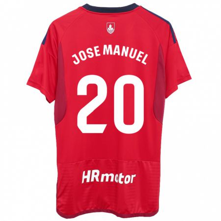 Kandiny Muži José Manuel Arnáiz #20 Červená Dresy Hazai Csapatmez 2023/24 Triĭká