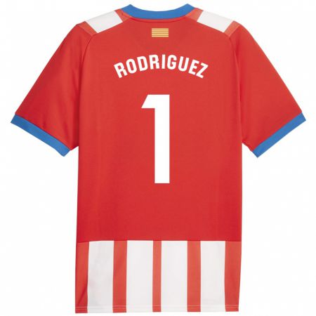Kandiny Muži Maria Rodríguez #1 Červená Biela Dresy Hazai Csapatmez 2023/24 Triĭká