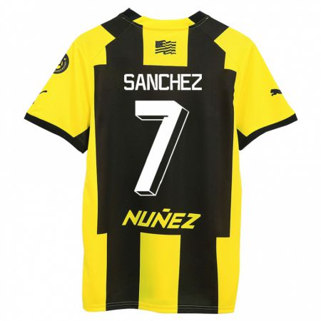 Kandiny Muži Carlos Sánchez #7 Žltá Čierna Dresy Hazai Csapatmez 2023/24 Triĭká