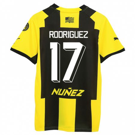 Kandiny Muži Valentín Rodríguez #17 Žltá Čierna Dresy Hazai Csapatmez 2023/24 Triĭká