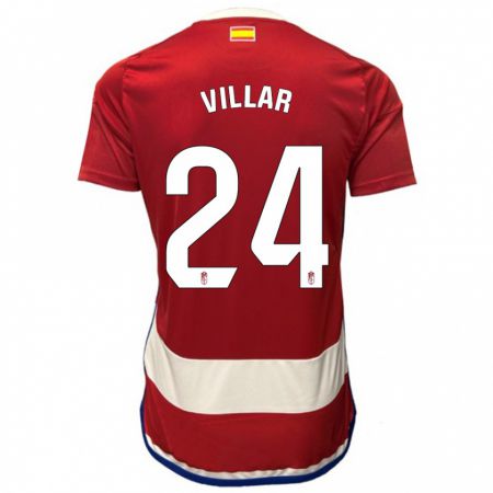 Kandiny Muži Gonzalo Villar #24 Červená Dresy Hazai Csapatmez 2023/24 Triĭká