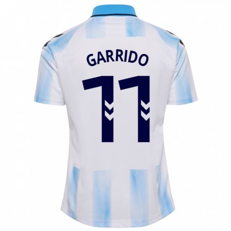 Kandiny Muži Rafael Garrido #11 Biela Modrá Dresy Hazai Csapatmez 2023/24 Triĭká
