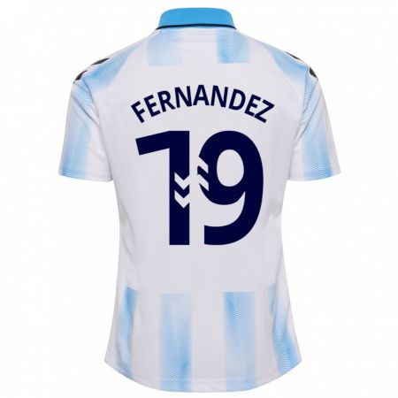Kandiny Muži Raúl Fernández #19 Biela Modrá Dresy Hazai Csapatmez 2023/24 Triĭká