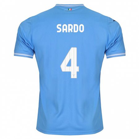 Kandiny Muži Jacopo Sardo #4 Modrá Dresy Hazai Csapatmez 2023/24 Triĭká