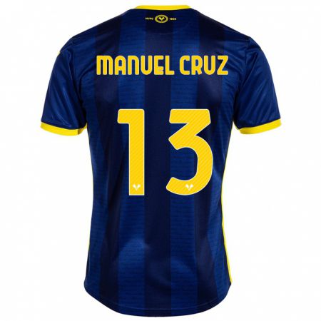 Kandiny Muži Juan Manuel Cruz #13 Námorníctvo Dresy Hazai Csapatmez 2023/24 Triĭká