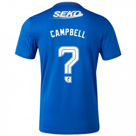 Kandiny Muži Connor Campbell #0 Modrá Dresy Hazai Csapatmez 2023/24 Triĭká