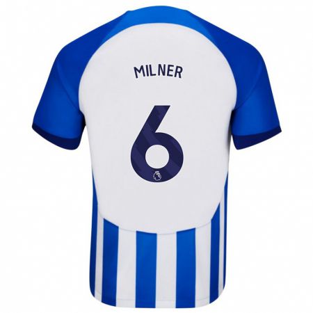 Kandiny Muži James Milner #6 Modrá Dresy Hazai Csapatmez 2023/24 Triĭká