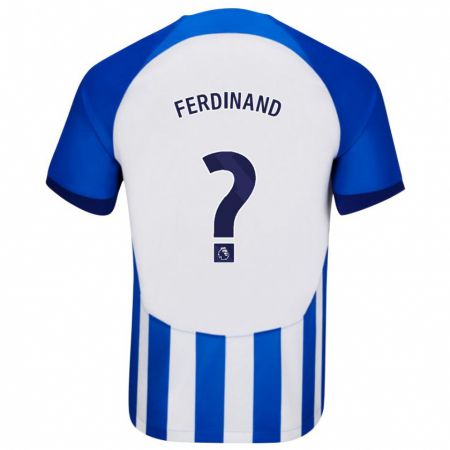 Kandiny Muži Lorenz Ferdinand #0 Modrá Dresy Hazai Csapatmez 2023/24 Triĭká