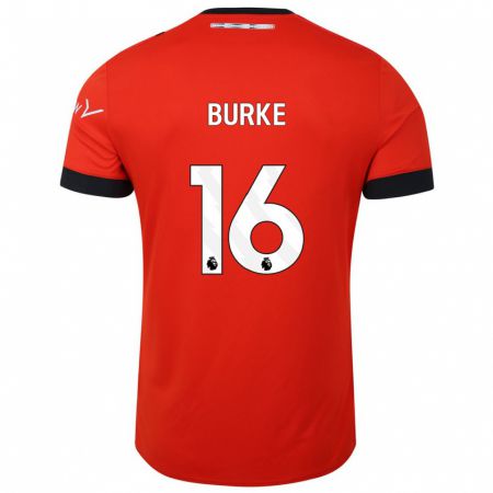 Kandiny Muži Reece Burke #16 Červená Dresy Hazai Csapatmez 2023/24 Triĭká
