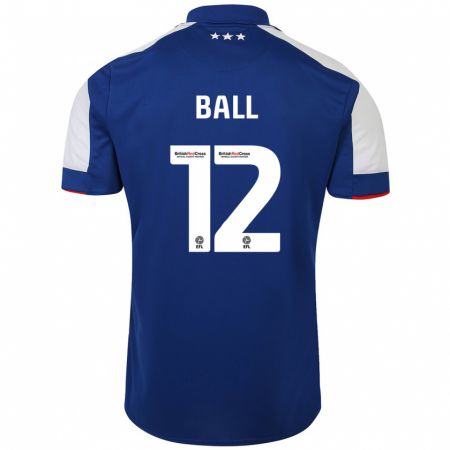Kandiny Muži Dominic Ball #12 Modrá Dresy Hazai Csapatmez 2023/24 Triĭká