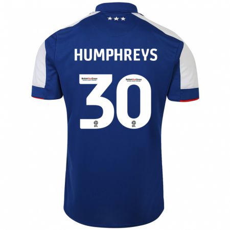 Kandiny Muži Cameron Humphreys #30 Modrá Dresy Hazai Csapatmez 2023/24 Triĭká