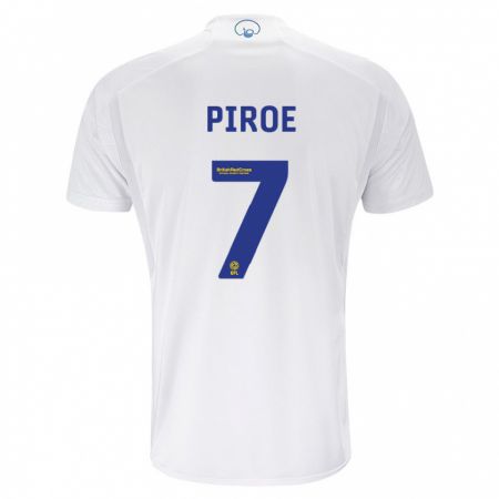 Kandiny Muži Joël Piroe #7 Biely Dresy Hazai Csapatmez 2023/24 Triĭká