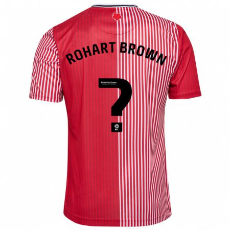 Kandiny Muži Thierry Rohart-Brown #0 Červená Dresy Hazai Csapatmez 2023/24 Triĭká