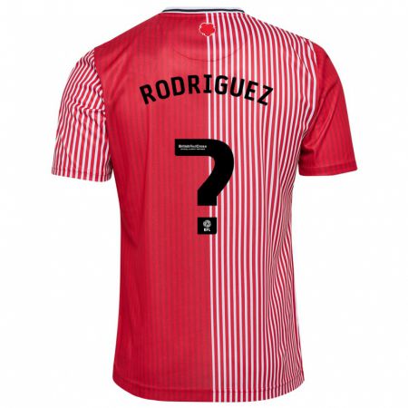 Kandiny Muži Alejandro Gomes Rodriguez #0 Červená Dresy Hazai Csapatmez 2023/24 Triĭká