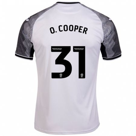 Kandiny Muži Oliver Cooper #31 Biely Dresy Hazai Csapatmez 2023/24 Triĭká