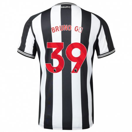 Kandiny Muži Bruno Guimarães #39 Čierna Biela Dresy Hazai Csapatmez 2023/24 Triĭká