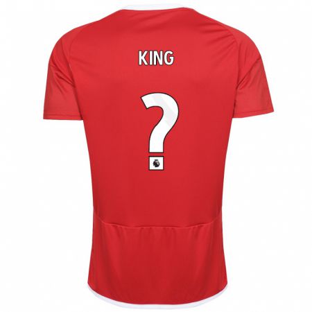 Kandiny Muži Leo King #0 Červená Dresy Hazai Csapatmez 2023/24 Triĭká