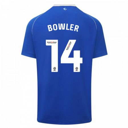 Kandiny Muži Josh Bowler #14 Modrá Dresy Hazai Csapatmez 2023/24 Triĭká