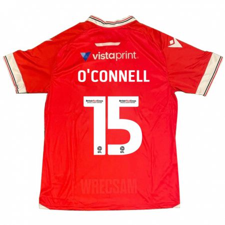 Kandiny Muži Eoghan O'connell #15 Červená Dresy Hazai Csapatmez 2023/24 Triĭká