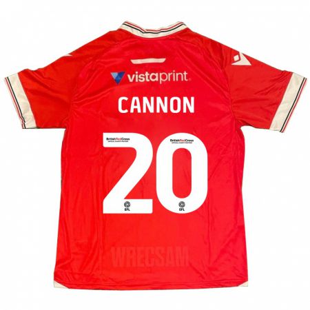 Kandiny Muži Andy Cannon #20 Červená Dresy Hazai Csapatmez 2023/24 Triĭká