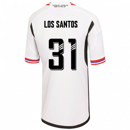 Kandiny Muži Matías De Los Santos #31 Biely Dresy Hazai Csapatmez 2023/24 Triĭká