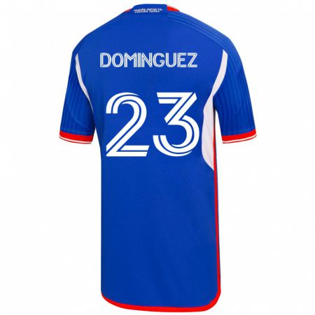Kandiny Muži Nery Domínguez #23 Modrá Dresy Hazai Csapatmez 2023/24 Triĭká
