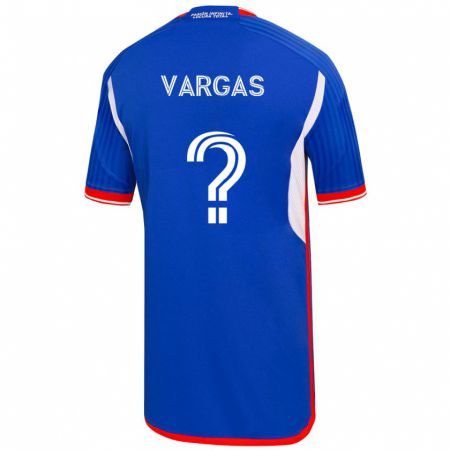 Kandiny Muži Diego Vargas #0 Modrá Dresy Hazai Csapatmez 2023/24 Triĭká